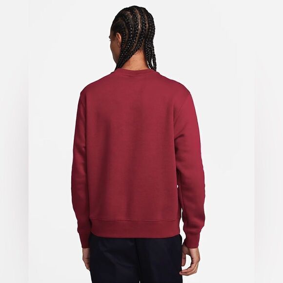 Nike NSW Club Crew Fleece Pullover Team Red - Picture 2 of 10